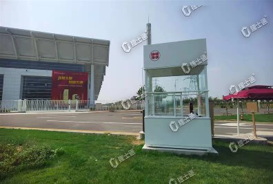 天津展會(huì )不銹鋼保安崗亭到貨