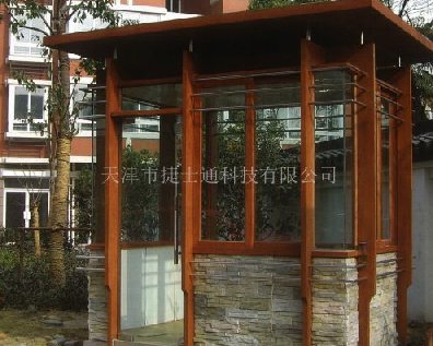 唐山幼兒園氟碳漆治安門(mén)衛室崗亭--013-1