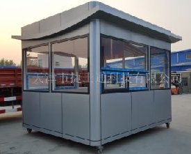 保定幼兒園氟碳漆門(mén)衛室崗亭-015